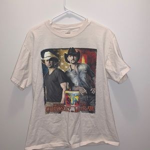 Kenny Chesney and Tim McGraw Brothers of the Sun tour shirt (2012)
